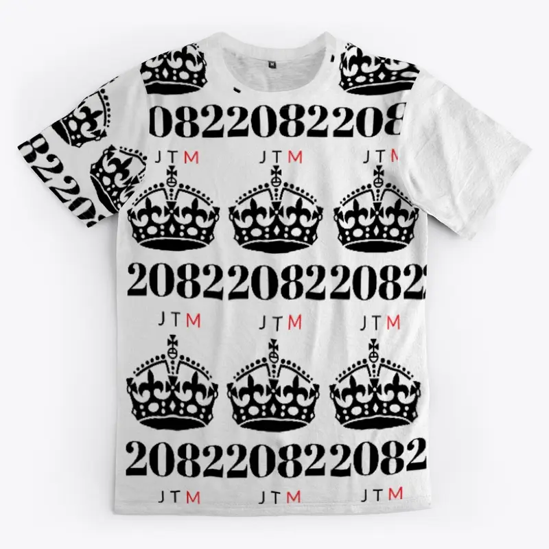 JTM 2082 All Over Print Logo Tee